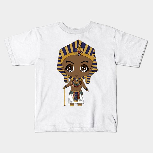 Tutankhamun Kids T-Shirt by thehistorygirl